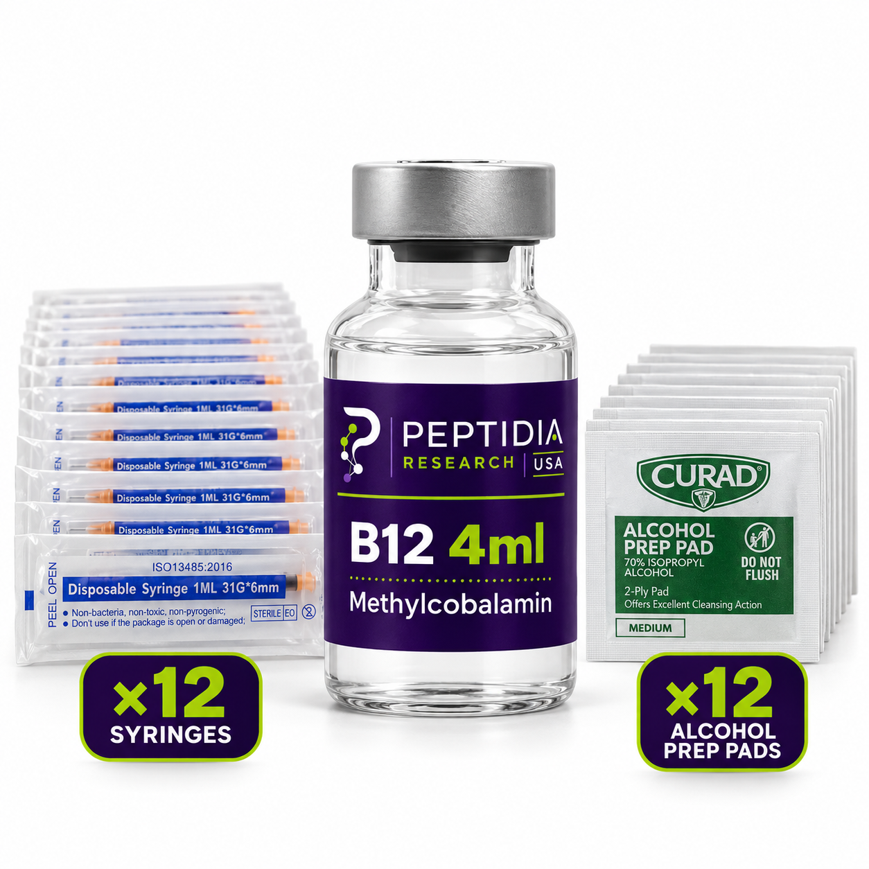 B12 (Methylcobalamin) 4 x 1 mL
